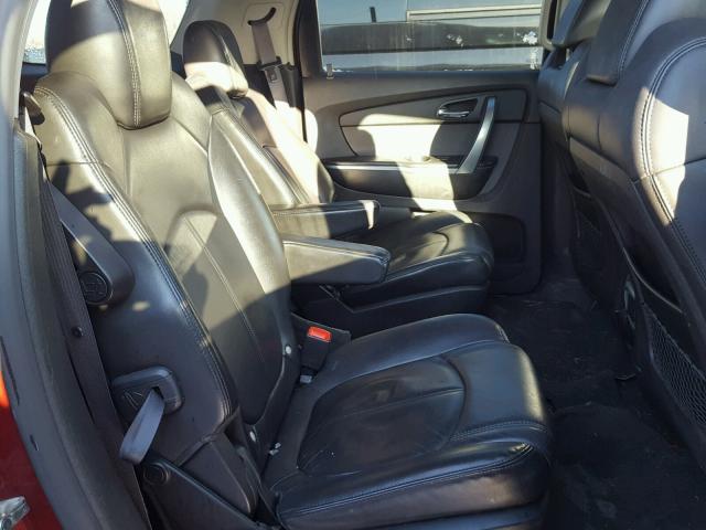 1GKEV33787J121580 - 2007 GMC ACADIA SLT წითელი ფოტო 6