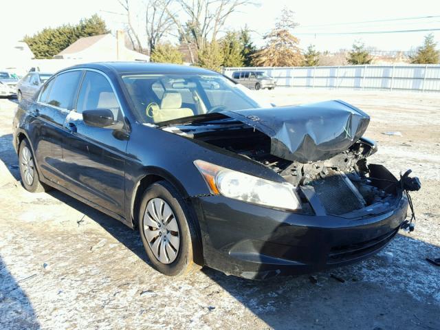 1HGCP2F39AA173096 - 2010 HONDA ACCORD LX BLACK photo 1