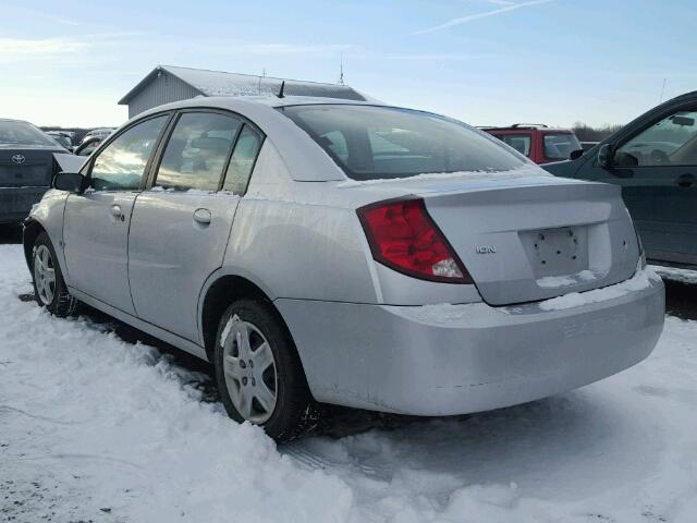 1G8AJ55F06Z105096 - 2006 SATURN ION LEVEL SILVER photo 3