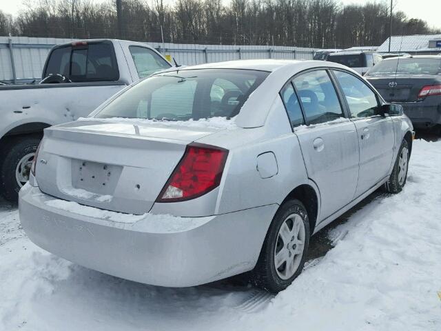 1G8AJ55F06Z105096 - 2006 SATURN ION LEVEL SILVER photo 4