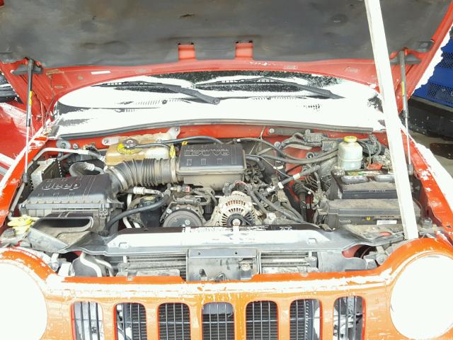 1J4GK48K52W294723 - 2002 JEEP LIBERTY SP RED photo 7