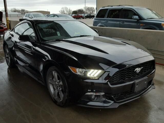 1FA6P8TH9H5290846 - 2017 FORD MUSTANG BLACK photo 1