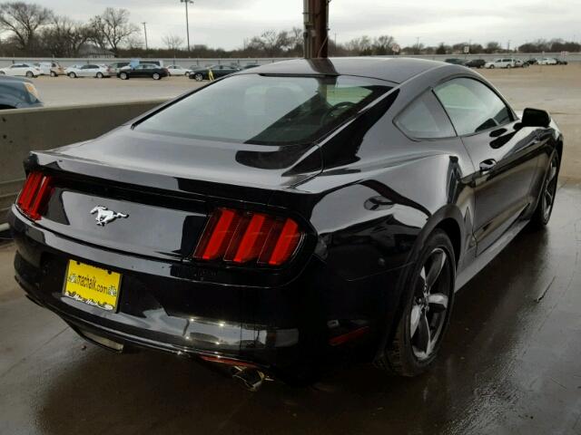 1FA6P8TH9H5290846 - 2017 FORD MUSTANG BLACK photo 4