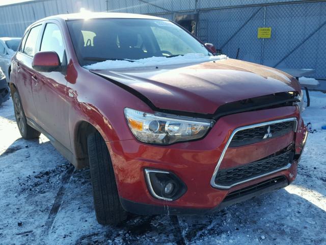 4A4AR4AU8EE024701 - 2014 MITSUBISHI OUTLANDER RED photo 1