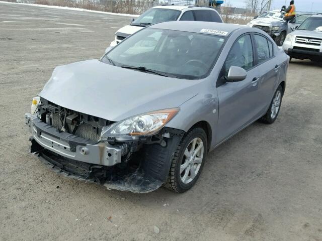 JM1BL1SF9A1169307 - 2010 MAZDA 3 I GRAY photo 2