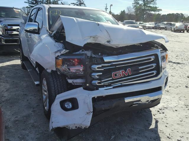 1GTG5CE35F1224811 - 2015 GMC CANYON SLT WHITE photo 1