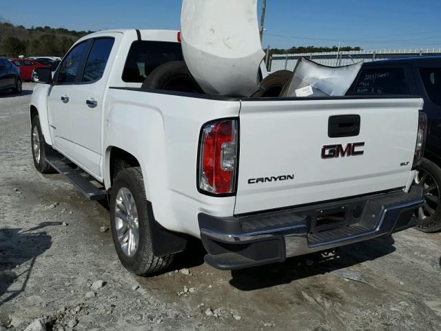 1GTG5CE35F1224811 - 2015 GMC CANYON SLT WHITE photo 3