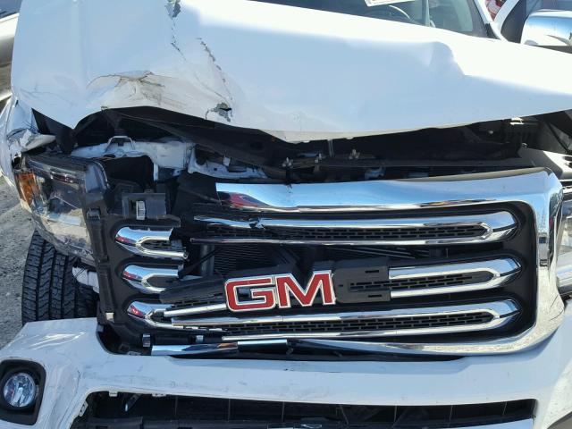 1GTG5CE35F1224811 - 2015 GMC CANYON SLT WHITE photo 7