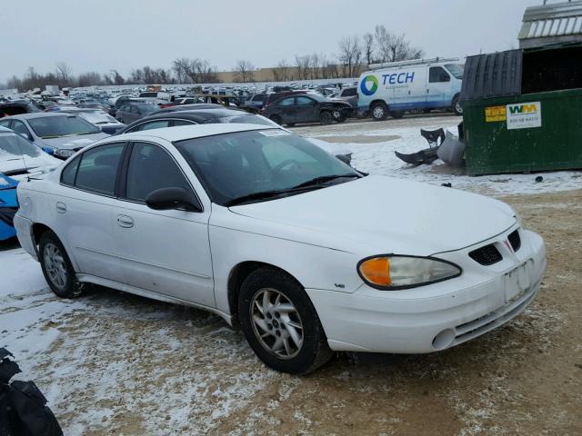 1G2NF52E34C218176 - 2004 PONTIAC GRAND AM S WHITE photo 1