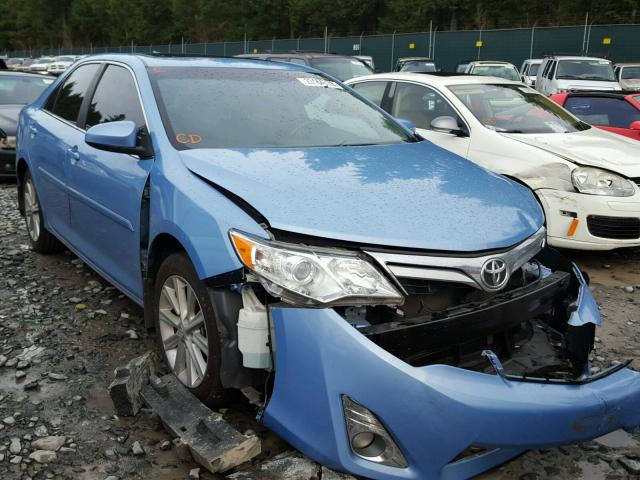 4T1BK1FK9CU521518 - 2012 TOYOTA CAMRY SE BLUE photo 1