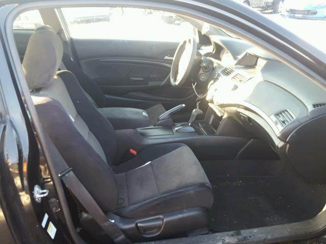 1HGCS12358A022586 - 2008 HONDA ACCORD LX- BLACK photo 5