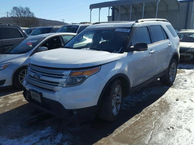 1FMHK8D85CGA77773 - 2012 FORD EXPLORER X WHITE photo 2