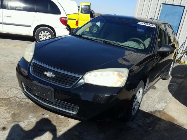 1G1ZS51F16F290118 - 2006 CHEVROLET MALIBU LS BLACK photo 2