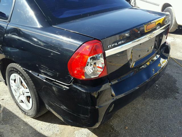 1G1ZS51F16F290118 - 2006 CHEVROLET MALIBU LS BLACK photo 9