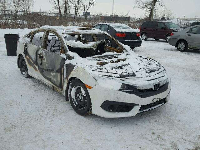 2HGFC2F82HH030958 - 2017 HONDA CIVIC EX დამწვარი ფოტო 1