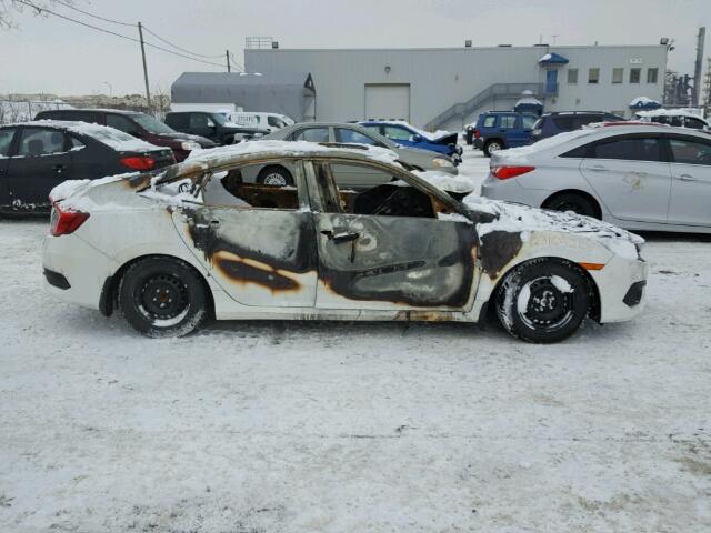 2HGFC2F82HH030958 - 2017 HONDA CIVIC EX დამწვარი ფოტო 9