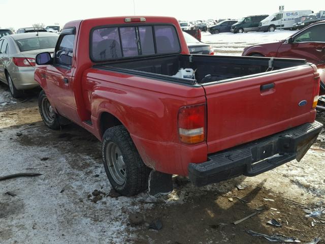 1FTCR10A0TPB37968 - 1996 FORD RANGER RED photo 3