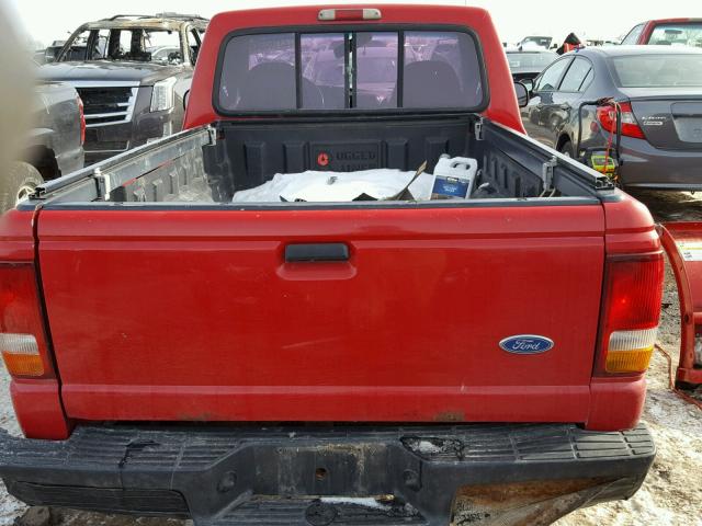 1FTCR10A0TPB37968 - 1996 FORD RANGER RED photo 6