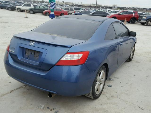 2HGFG12948H535851 - 2008 HONDA CIVIC EXL 蓝色 照片 4