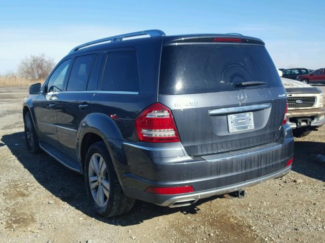 4JGBF7BE8BA747234 - 2011 MERCEDES-BENZ GL 450 4MA GRAY photo 3