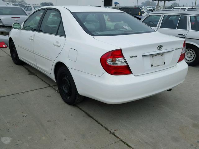 4T1BE32K93U220028 - 2003 TOYOTA CAMRY LE WHITE photo 3