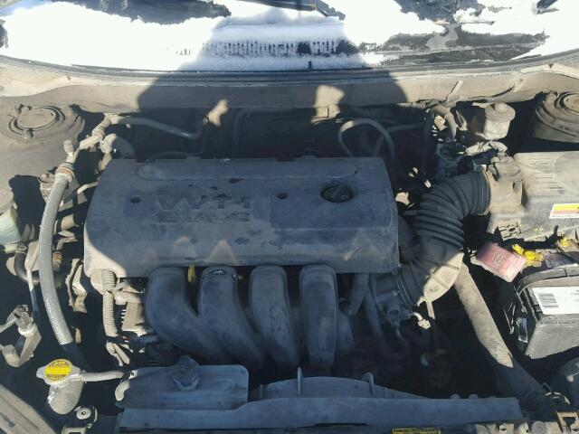 2T1KR32E45C852566 - 2005 TOYOTA MATRIX XR GRAY photo 7