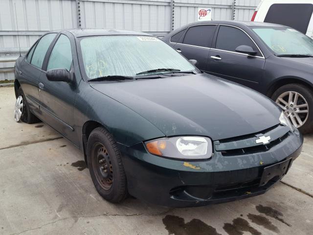 1G1JC52F037216137 - 2003 CHEVROLET CAVALIER GREEN photo 1