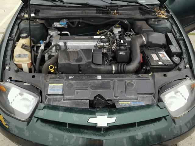 1G1JC52F037216137 - 2003 CHEVROLET CAVALIER GREEN photo 7