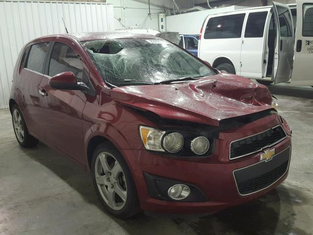 1G1JE6SB8E4239683 - 2014 CHEVROLET SONIC LTZ RED photo 1