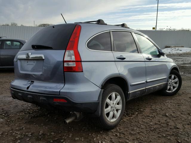 5J6RE48709L028744 - 2009 HONDA CR-V EXL BLUE photo 4