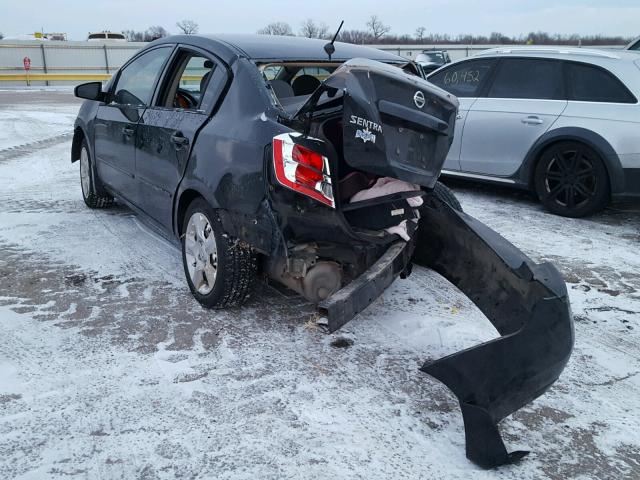 3N1AB61E78L685336 - 2008 NISSAN SENTRA 2.0 BLACK photo 3