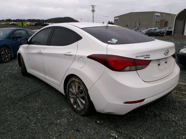 KMHDH4AE7FU288852 - 2015 HYUNDAI ELANTRA SE WHITE photo 3