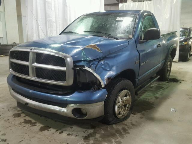 1D7HU16D44J168804 - 2004 DODGE RAM 1500 S BLUE photo 2