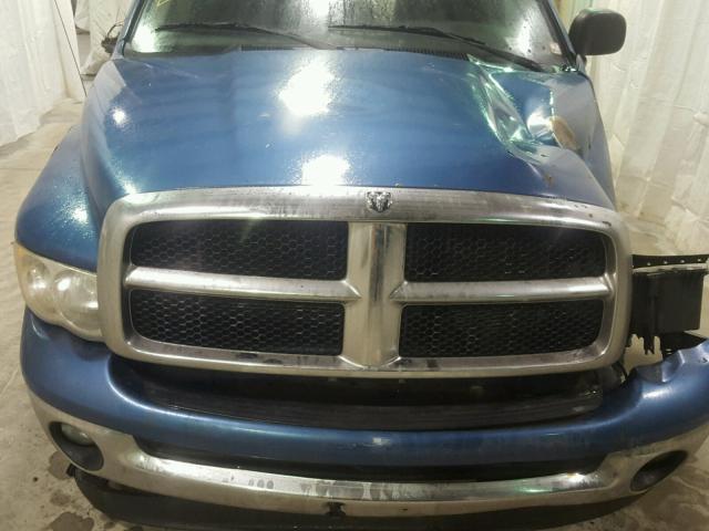 1D7HU16D44J168804 - 2004 DODGE RAM 1500 S BLUE photo 7