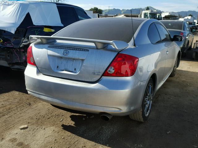JTKDE177760071080 - 2006 TOYOTA SCION TC 银色 照片 4