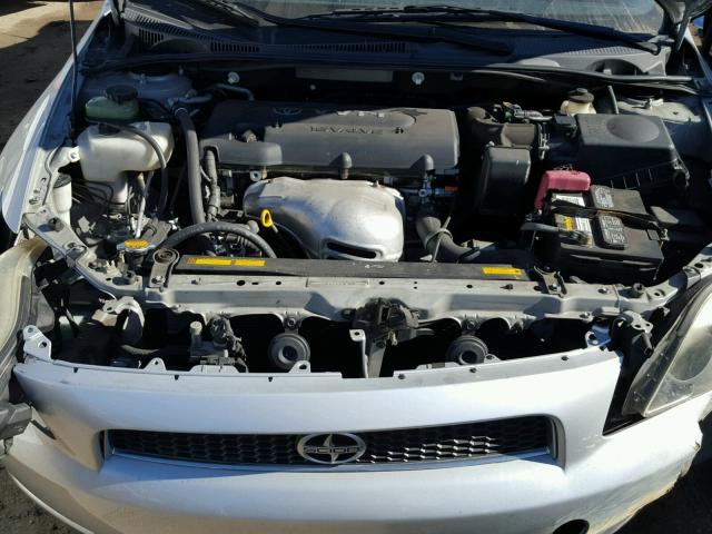 JTKDE177760071080 - 2006 TOYOTA SCION TC SILVER photo 7