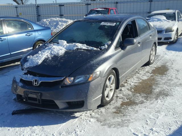 19XFA1F66AE041668 - 2010 HONDA CIVIC SILVER photo 2