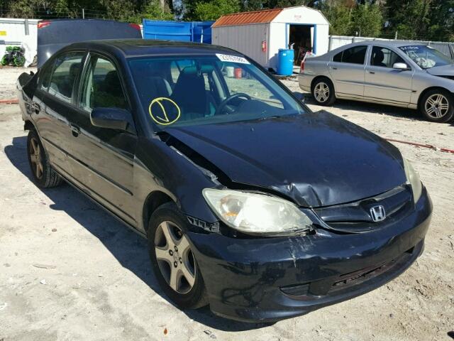 2HGES26745H547518 - 2005 HONDA CIVIC EX შავი ფოტო 1