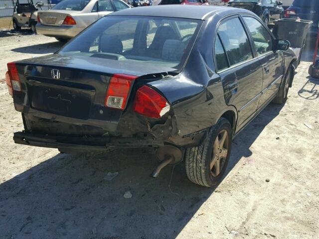 2HGES26745H547518 - 2005 HONDA CIVIC EX BLACK photo 4