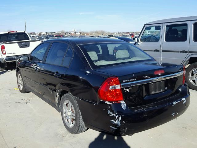 1G1ZS58F17F115696 - 2007 CHEVROLET MALIBU LS 黑色 照片 3