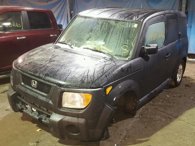 5J6YH28746L001758 - 2006 HONDA ELEMENT EX BLACK photo 2