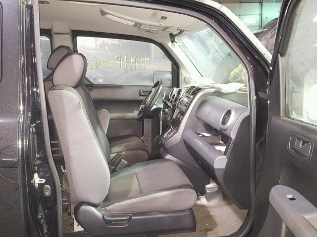 5J6YH28746L001758 - 2006 HONDA ELEMENT EX BLACK photo 5