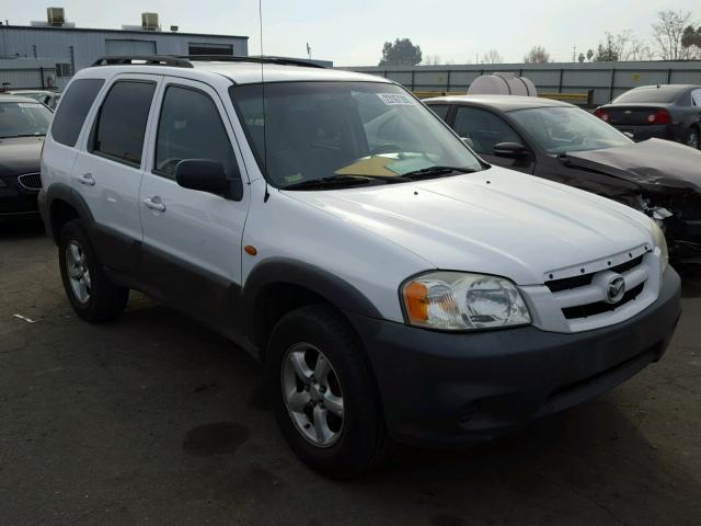 4F2YZ02Z25KM17751 - 2005 MAZDA TRIBUTE I WHITE photo 1