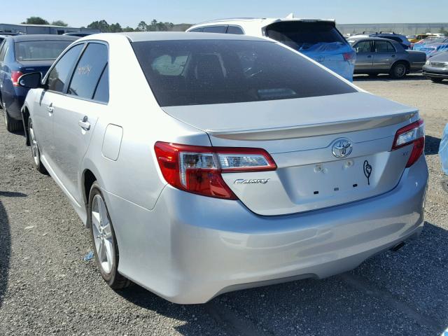 4T1BF1FK7EU341395 - 2014 TOYOTA CAMRY L SILVER photo 3