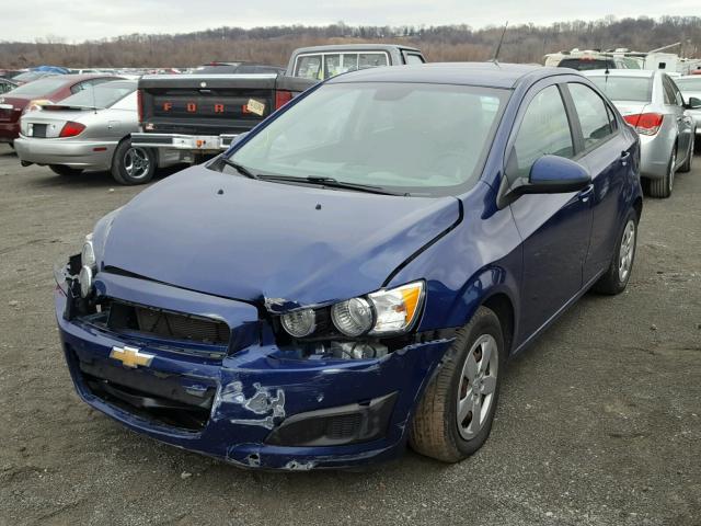 1G1JA5SH0D4114931 - 2013 CHEVROLET SONIC LS BLUE photo 2