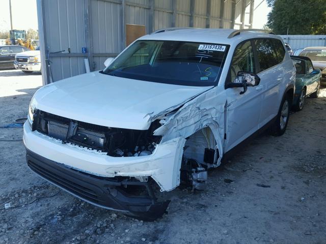 1V2DR2CA8JC514622 - 2018 VOLKSWAGEN ATLAS SE WHITE photo 2