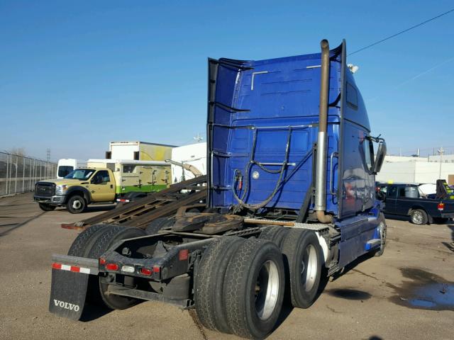 4V4NC9EJ8GN966715 - 2016 VOLVO VN VNL BLUE photo 4