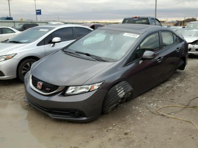 2HGFB6E55DH711563 - 2013 HONDA CIVIC SI GRAY photo 2