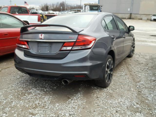 2HGFB6E55DH711563 - 2013 HONDA CIVIC SI GRAY photo 4