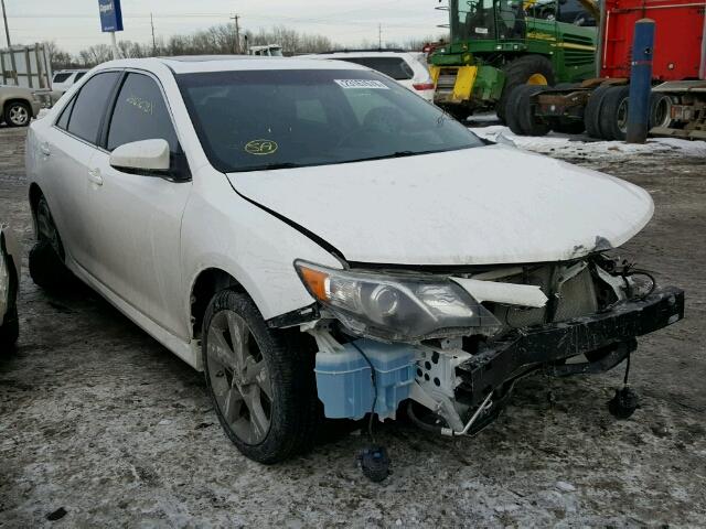 4T1BF1FK4EU308922 - 2014 TOYOTA CAMRY L WHITE photo 1